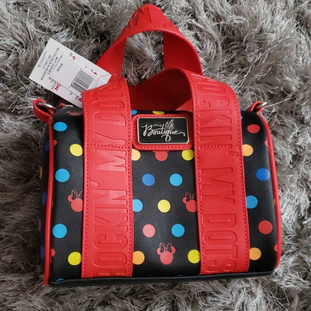 Disney Boutique Minnie Mouse Rock the Dots HandBag